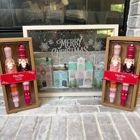 NEW Martha Stewart Christmas Nutcracker Taper Candle Set of 2 Viral - Picture 10 of 10